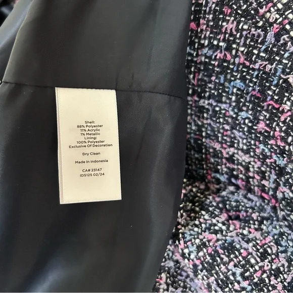 Talbots ~ Breeze Tweed Lined Jacket size 18W - Picture 9 of 14